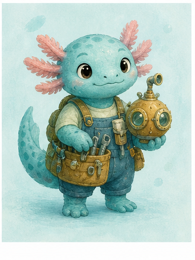 Ami, an axolotl inventor