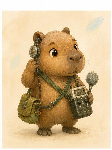Maru, a capybara sound collector