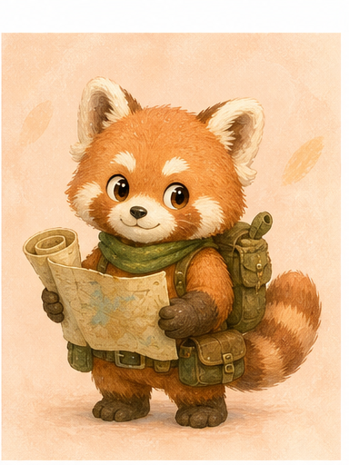 Sora, a red panda trail finder